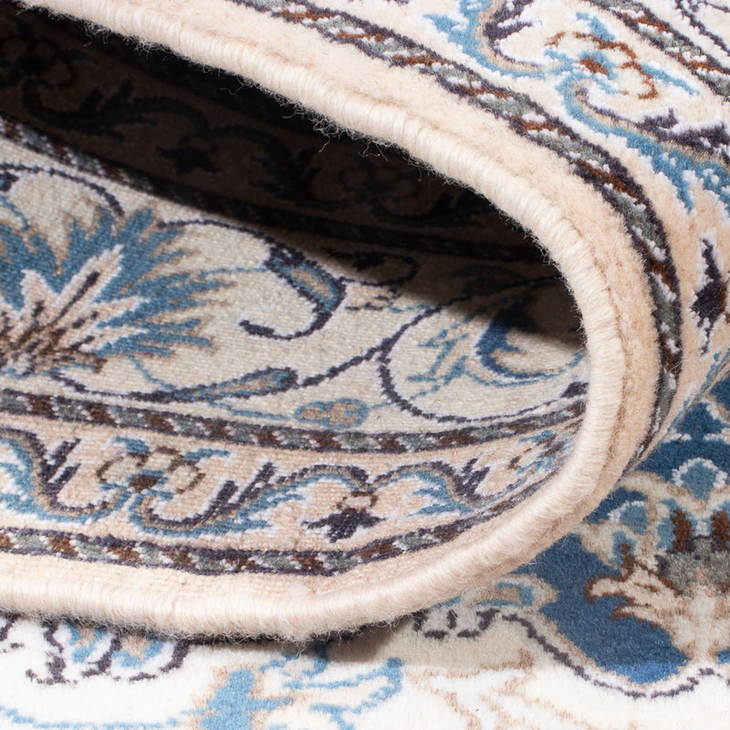 Perzisch tapijt - Nain - Koninklijk - 194 x 147 cm - blauw