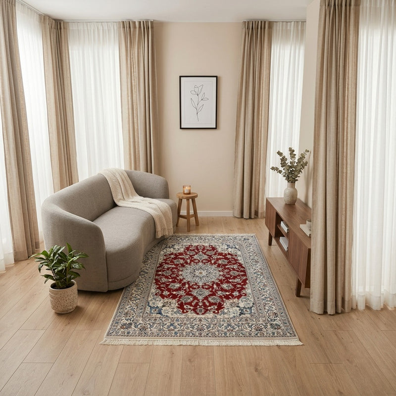 Nain - 9 la Tapijt 197x142cm - Perzisch tapijt
