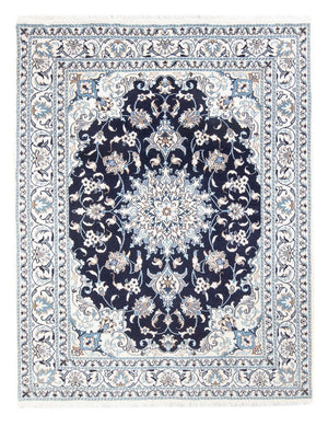Perzisch tapijt - Nain - Koninklijk - 202 x 156 cm - donkerblauw