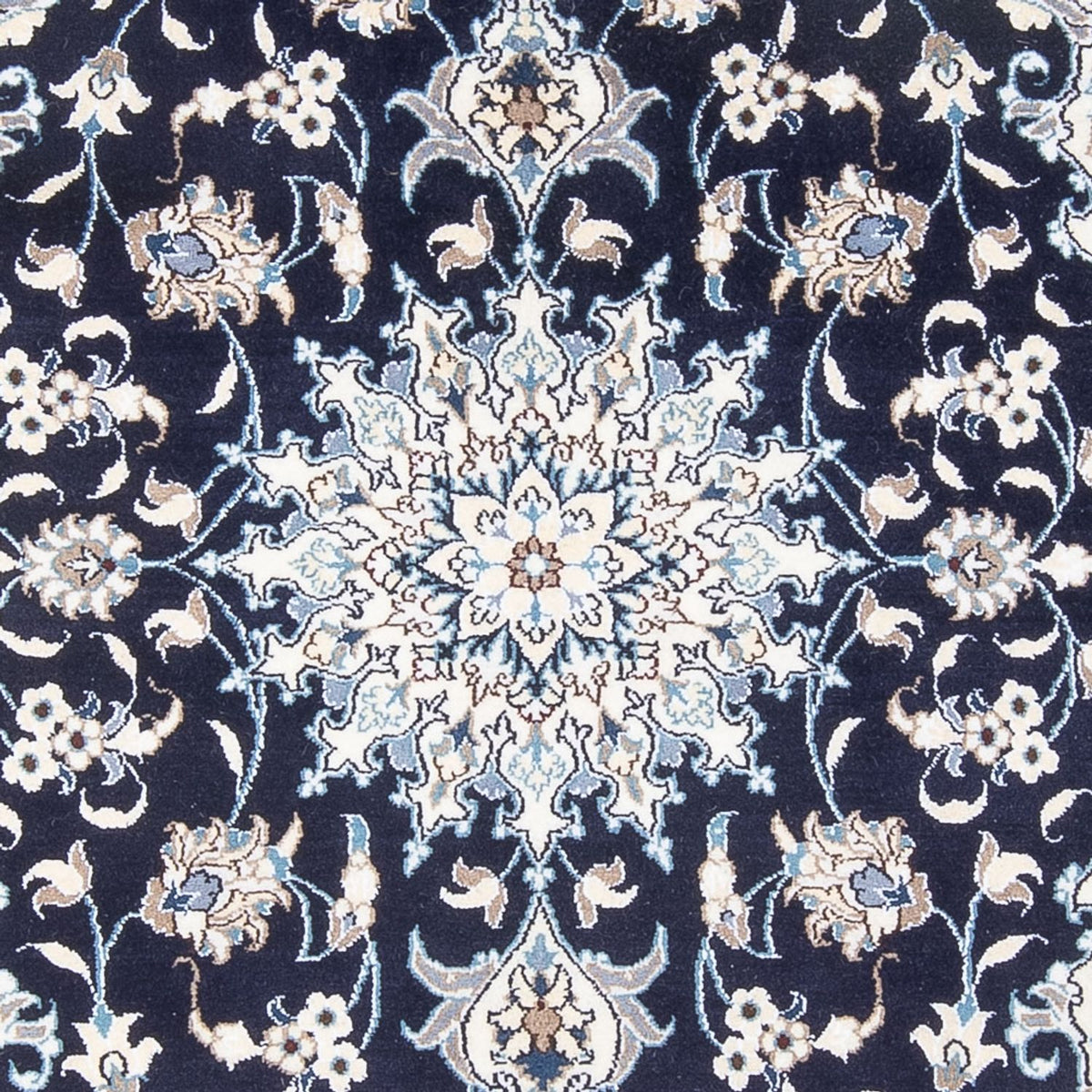 Perzisch tapijt - Nain - Koninklijk - 202 x 156 cm - donkerblauw
