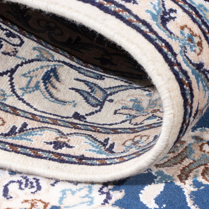 Perzisch tapijt - Nain - Koninklijk - 202 x 149 cm - blauw