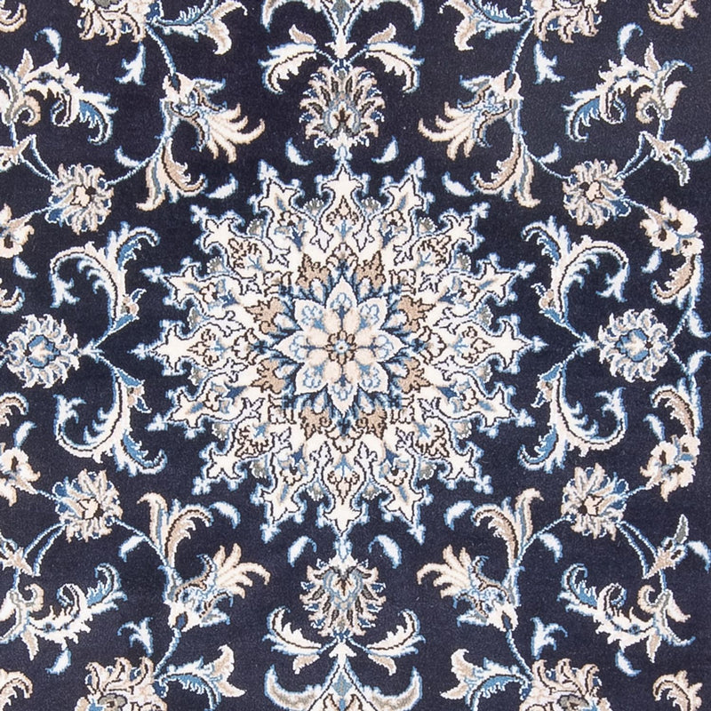 Perzisch tapijt - Nain - Koninklijk - 212 x 146 cm - donkerblauw