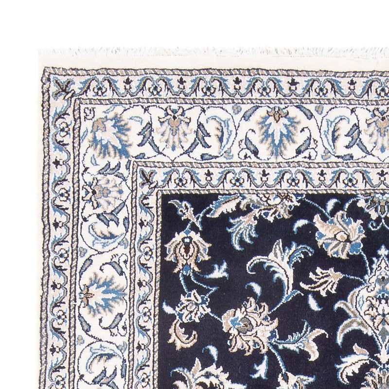 Perzisch tapijt - Nain - Koninklijk - 212 x 146 cm - donkerblauw