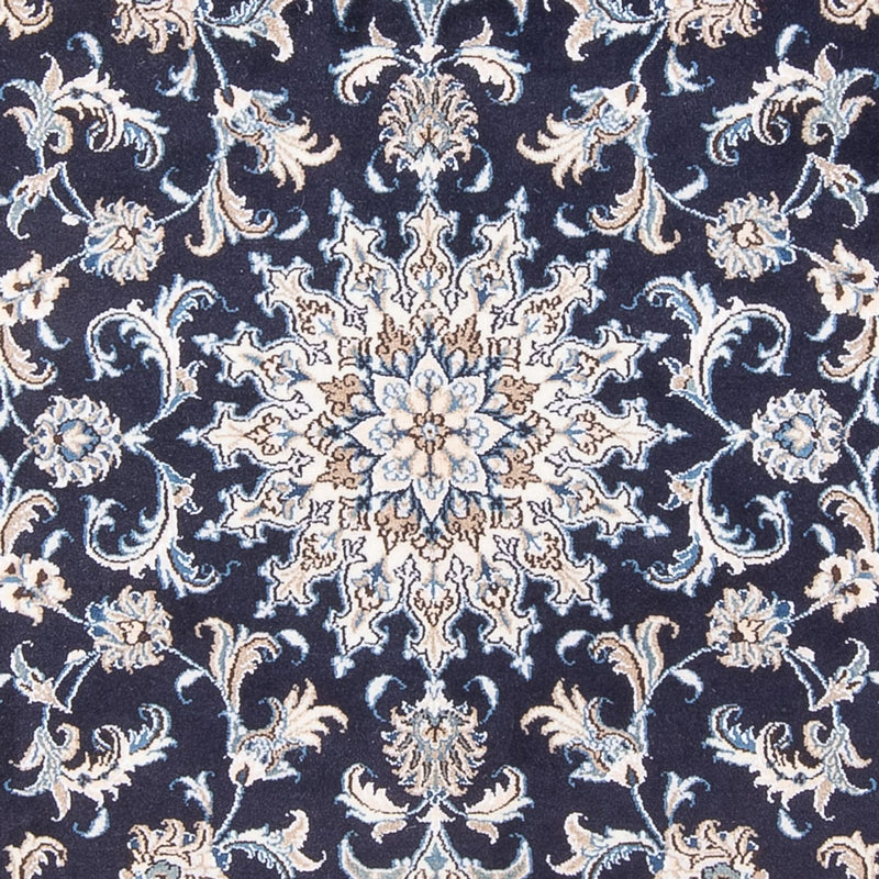 Perzisch tapijt - Nain - Koninklijk - 200 x 146 cm - donkerblauw