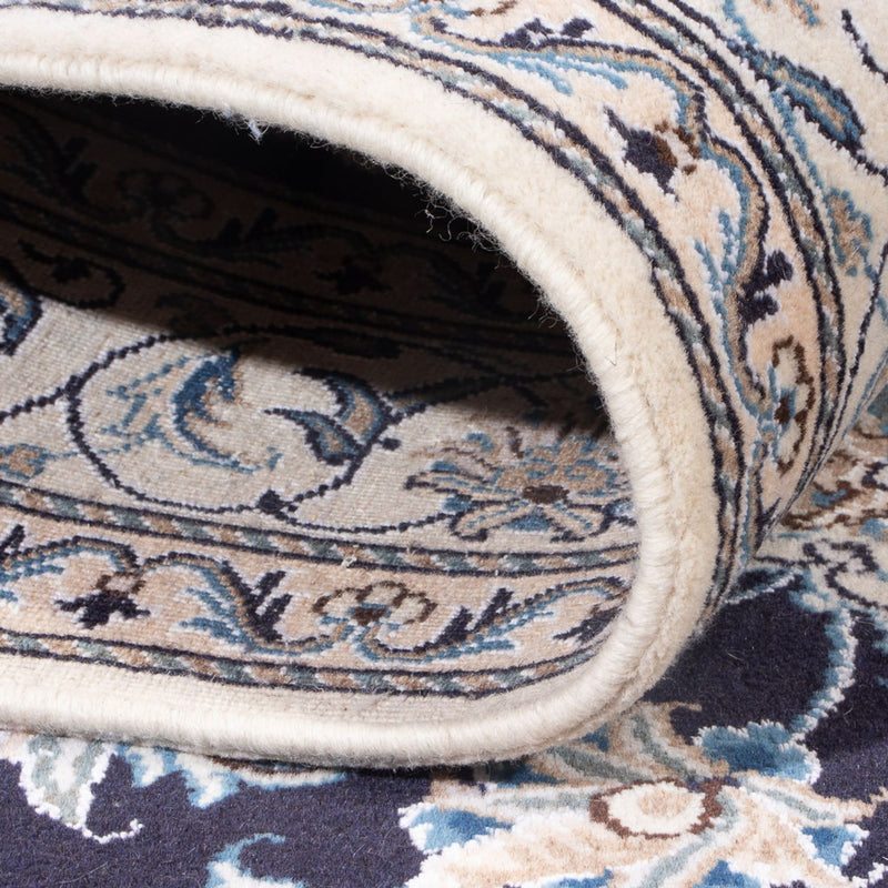 Perzisch tapijt - Nain - Koninklijk - 200 x 146 cm - donkerblauw