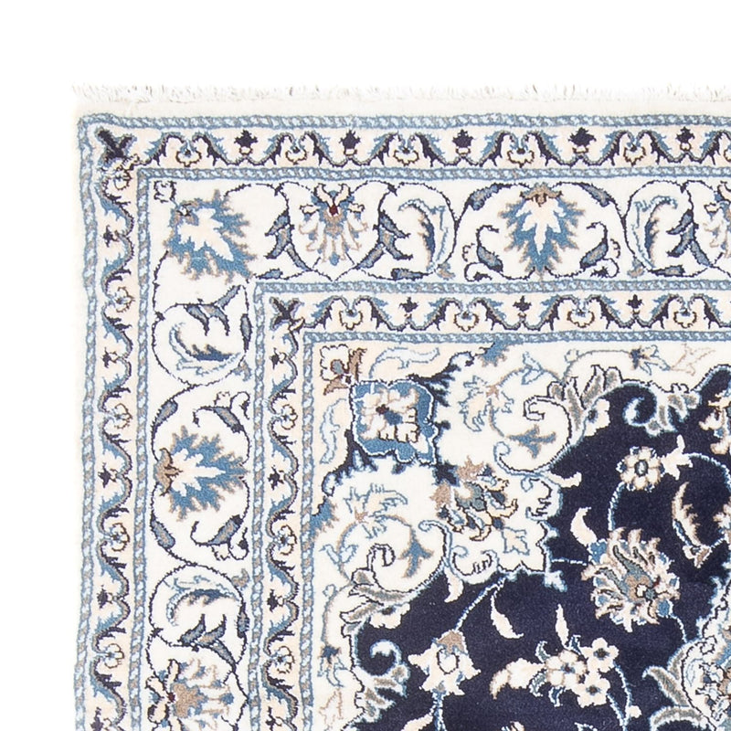 Perzisch tapijt - Nain - Koninklijk - 200 x 147 cm - donkerblauw