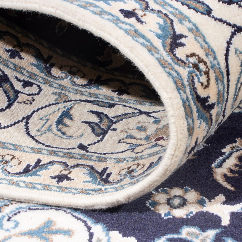 Perzisch tapijt - Nain - Koninklijk - 200 x 147 cm - donkerblauw