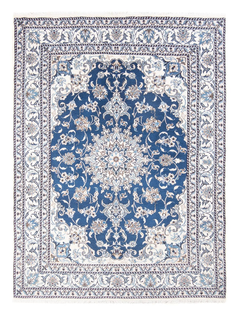 Perzisch tapijt - Nain - Koninklijk - 205 x 149 cm - donkerblauw