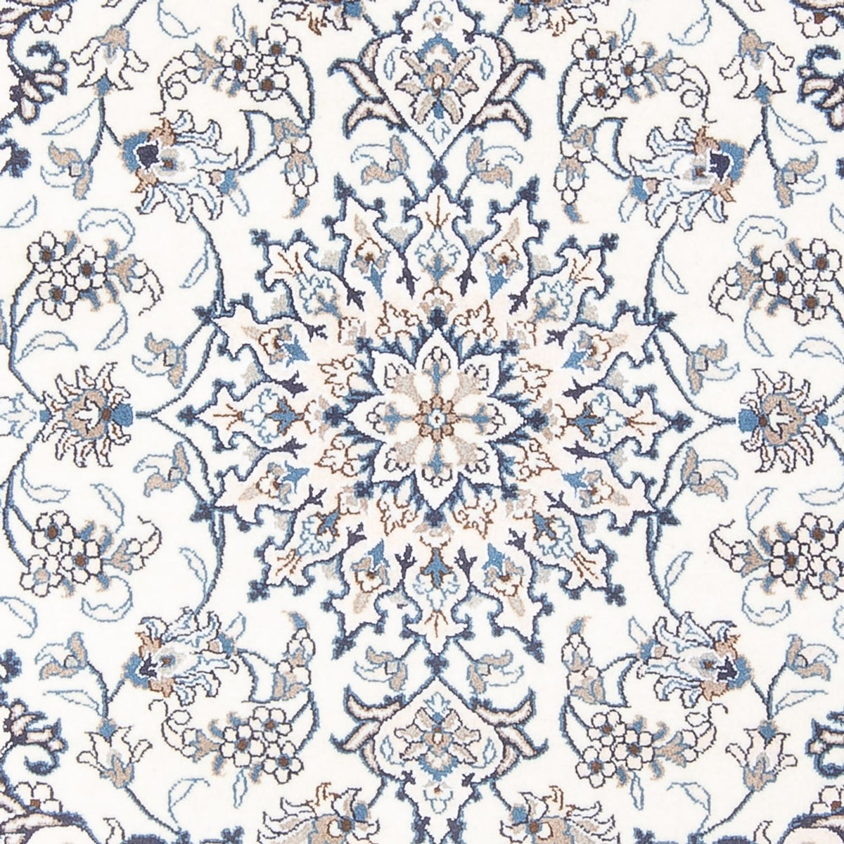 Perzisch tapijt - Nain - Koninklijk - 202 x 149 cm - crème