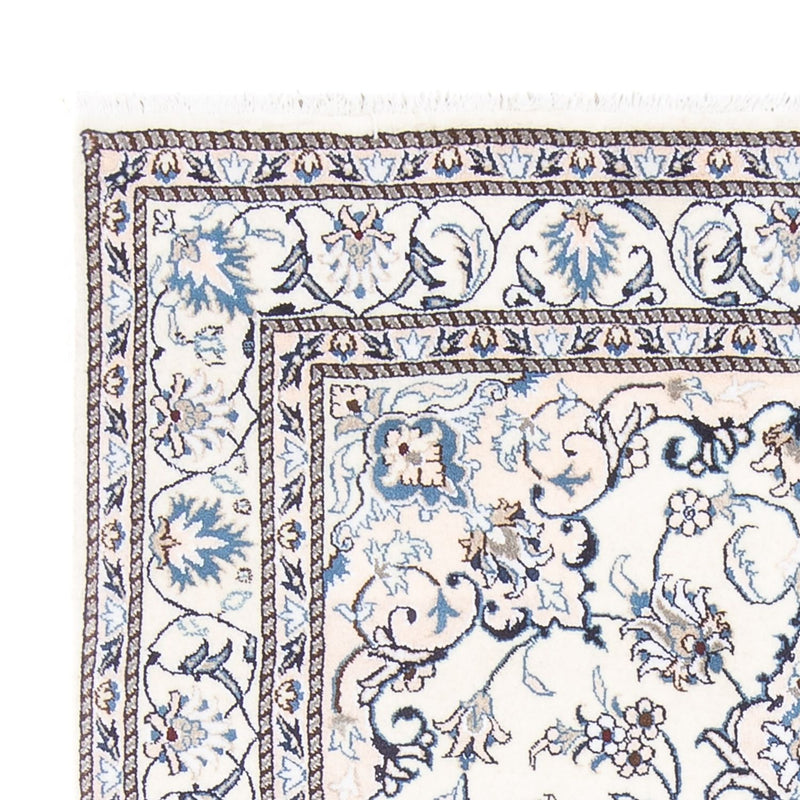 Perzisch tapijt - Nain - Koninklijk - 197 x 147 cm - crème