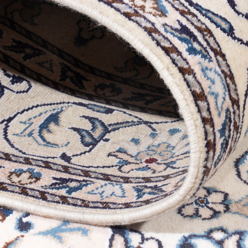 Perzisch tapijt - Nain - Koninklijk - 197 x 147 cm - crème