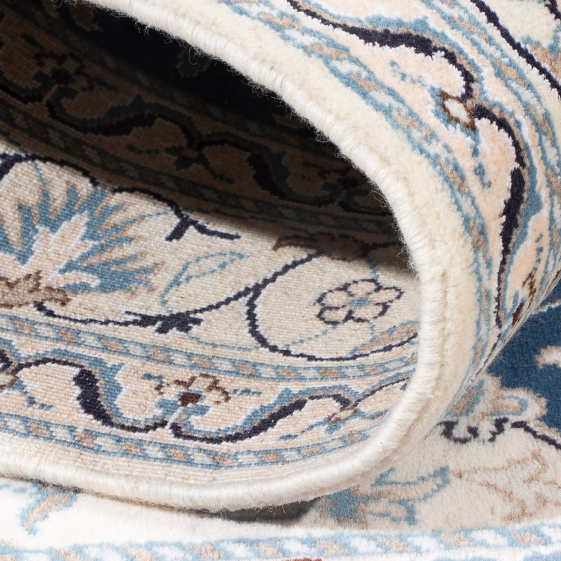 Perzisch tapijt - Nain - Koninklijk - 196 x 147 cm - blauw