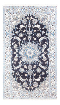Perzisch tapijt - Nain - 200 x 115 cm - donkerblauw
