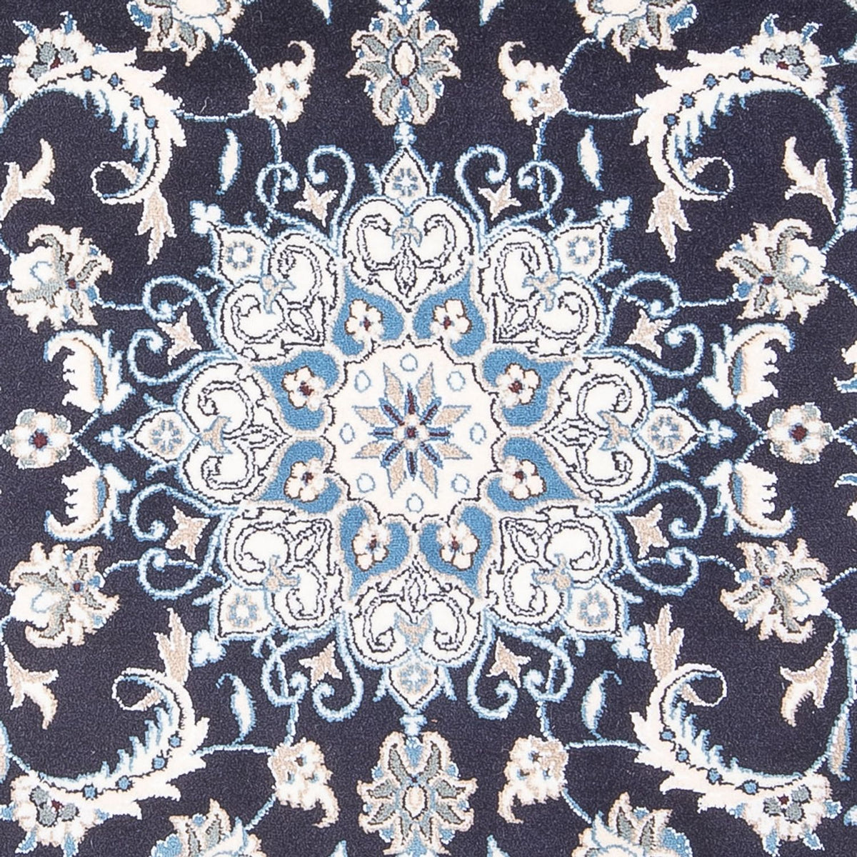 Perzisch tapijt - Nain - 200 x 115 cm - donkerblauw