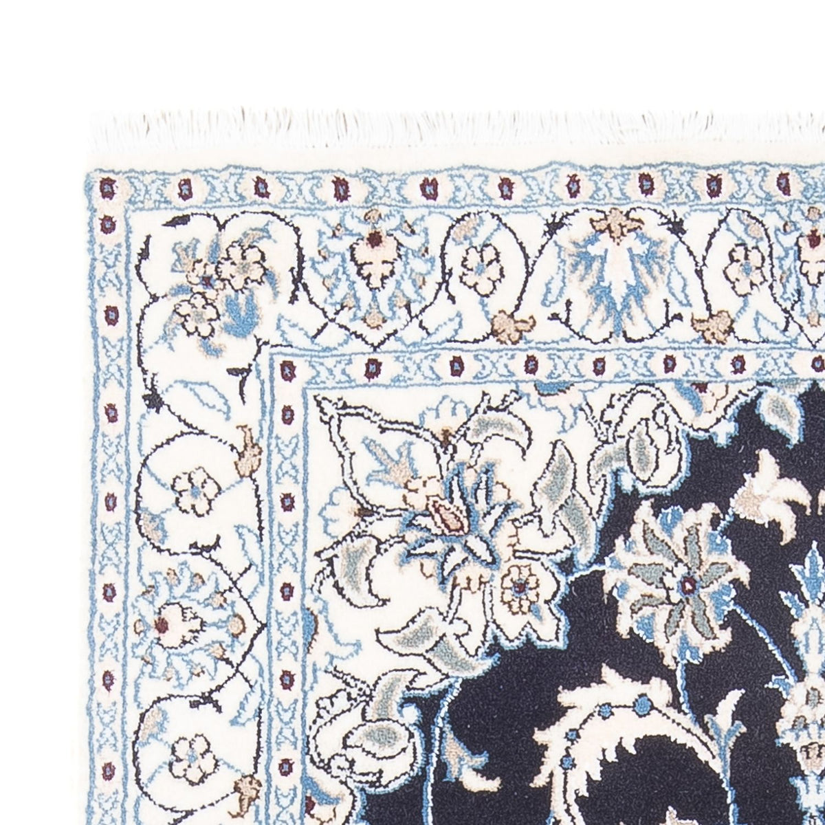 Perzisch tapijt - Nain - 200 x 115 cm - donkerblauw