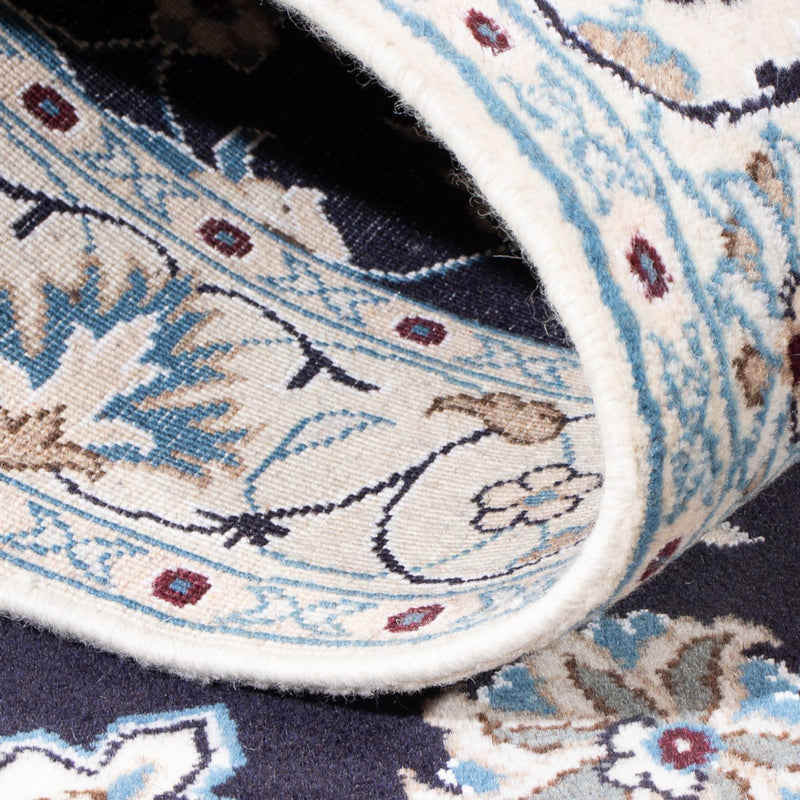 Perzisch tapijt - Nain - 200 x 115 cm - donkerblauw