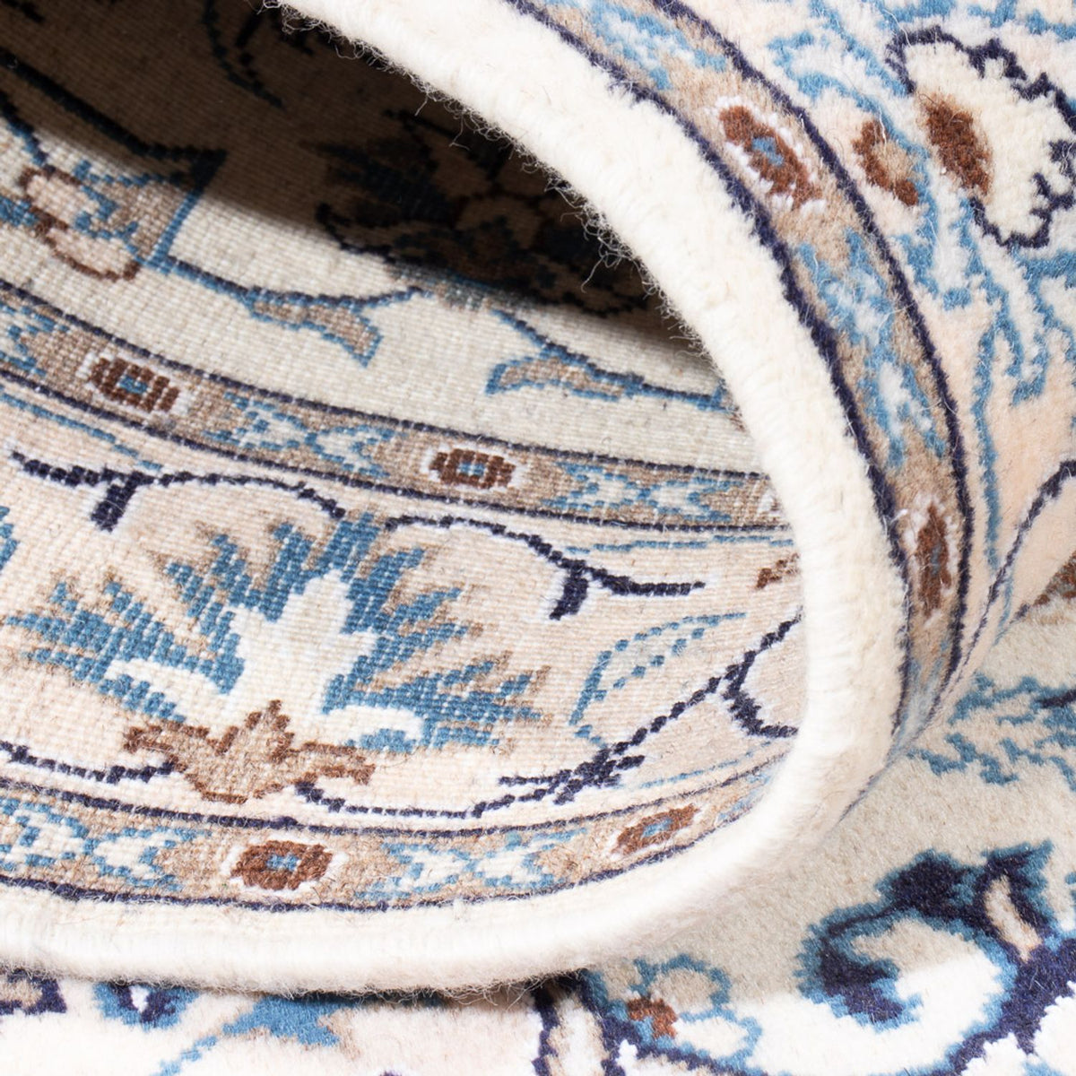 Perzisch tapijt - Nain - 188 x 116 cm - crème