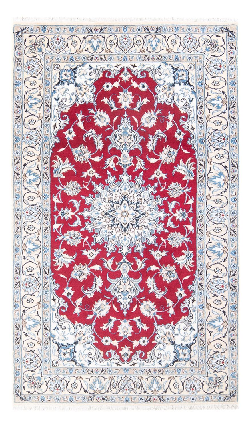 Perzisch tapijt - Nain - 201 x 117 cm - rood