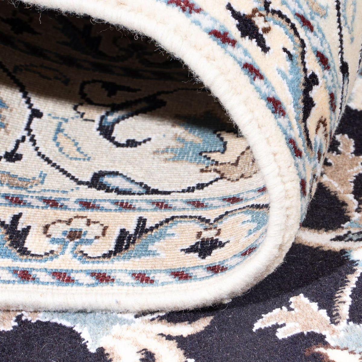 Perzisch tapijt - Nain - 234 x 166 cm - donkerblauw