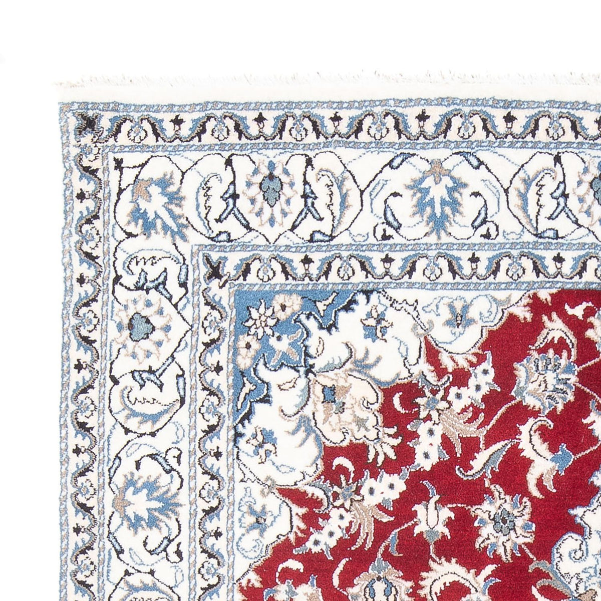 Perzisch tapijt - Nain - 231 x 163 cm - rood