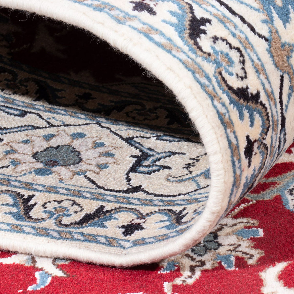 Perzisch tapijt - Nain - 231 x 163 cm - rood