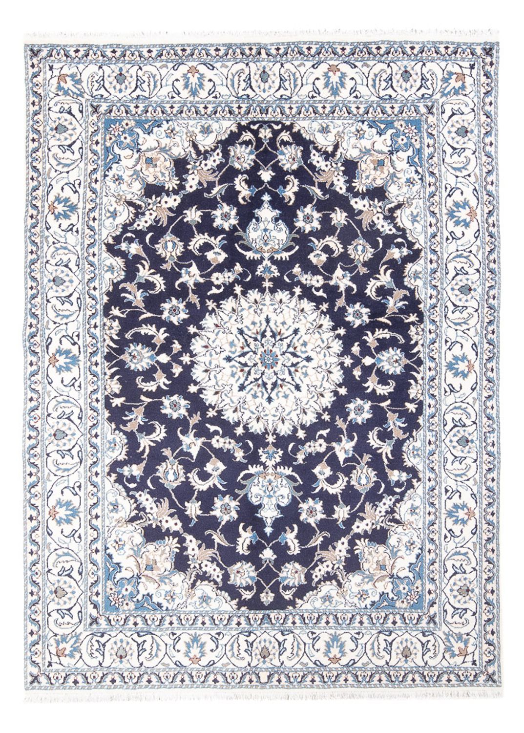 Perzisch tapijt - Nain - 235 x 167 cm - donkerblauw