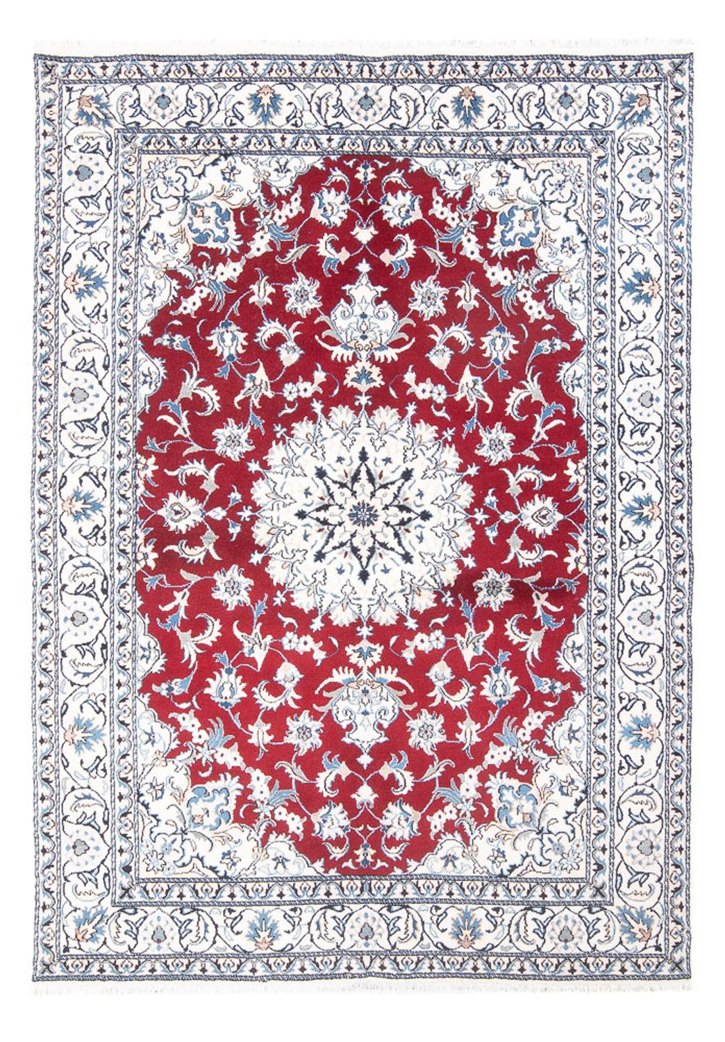 Perzisch tapijt - Nain - 233 x 165 cm - rood