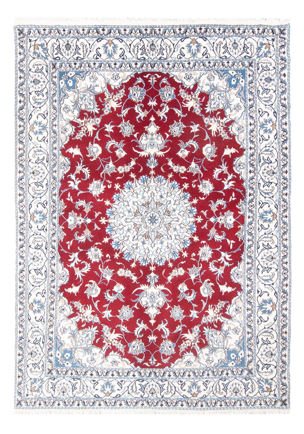 Perzisch tapijt - Nain - 234 x 165 cm - rood