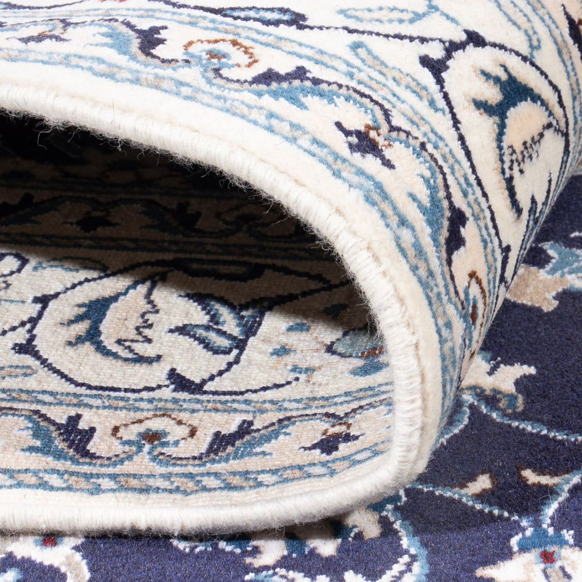 Perzisch tapijt - Nain - 234 x 168 cm - donkerblauw