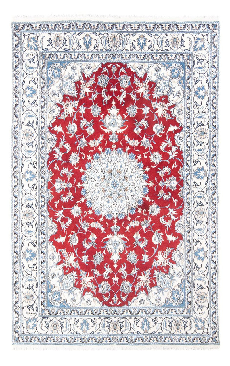 Perzisch tapijt - Nain - 234 x 161 cm - rood