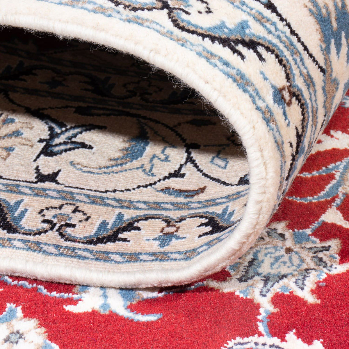 Perzisch tapijt - Nain - 234 x 161 cm - rood