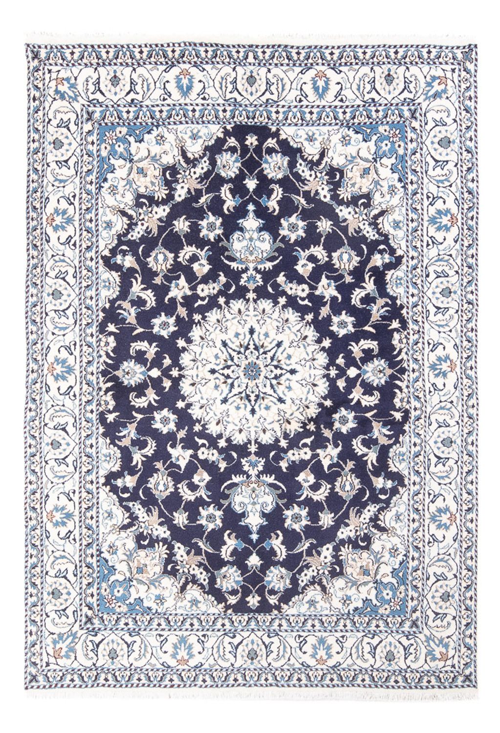 Perzisch tapijt - Nain - 226 x 167 cm - donkerblauw