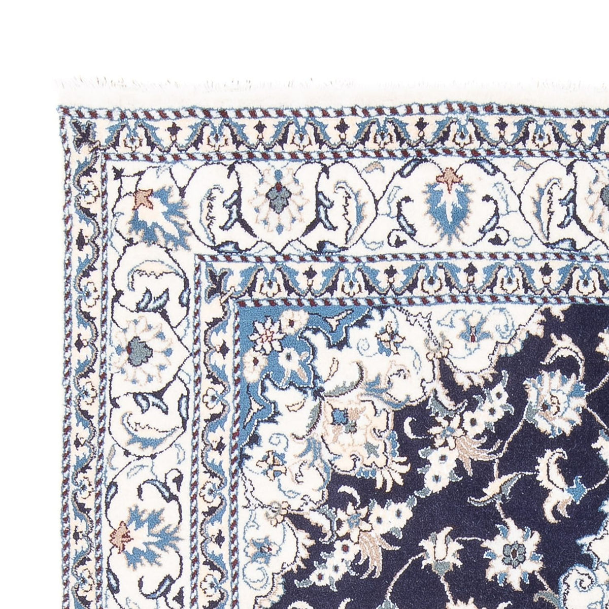 Perzisch tapijt - Nain - 226 x 167 cm - donkerblauw