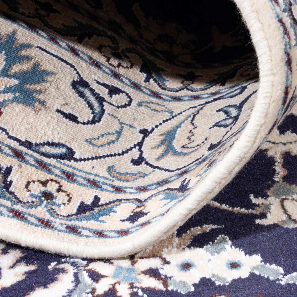 Perzisch tapijt - Nain - 226 x 167 cm - donkerblauw