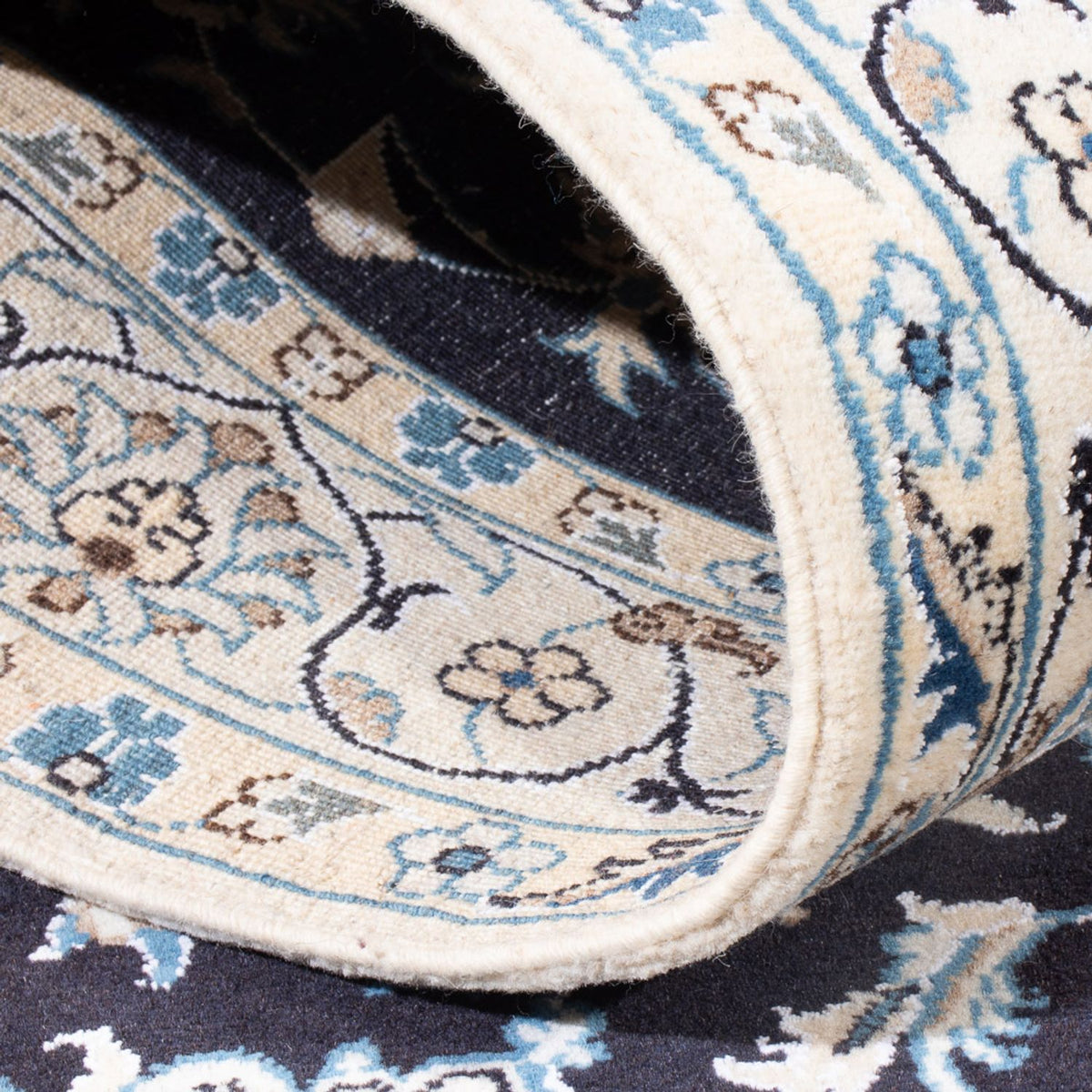 Perzisch tapijt - Nain - 228 x 172 cm - donkerblauw