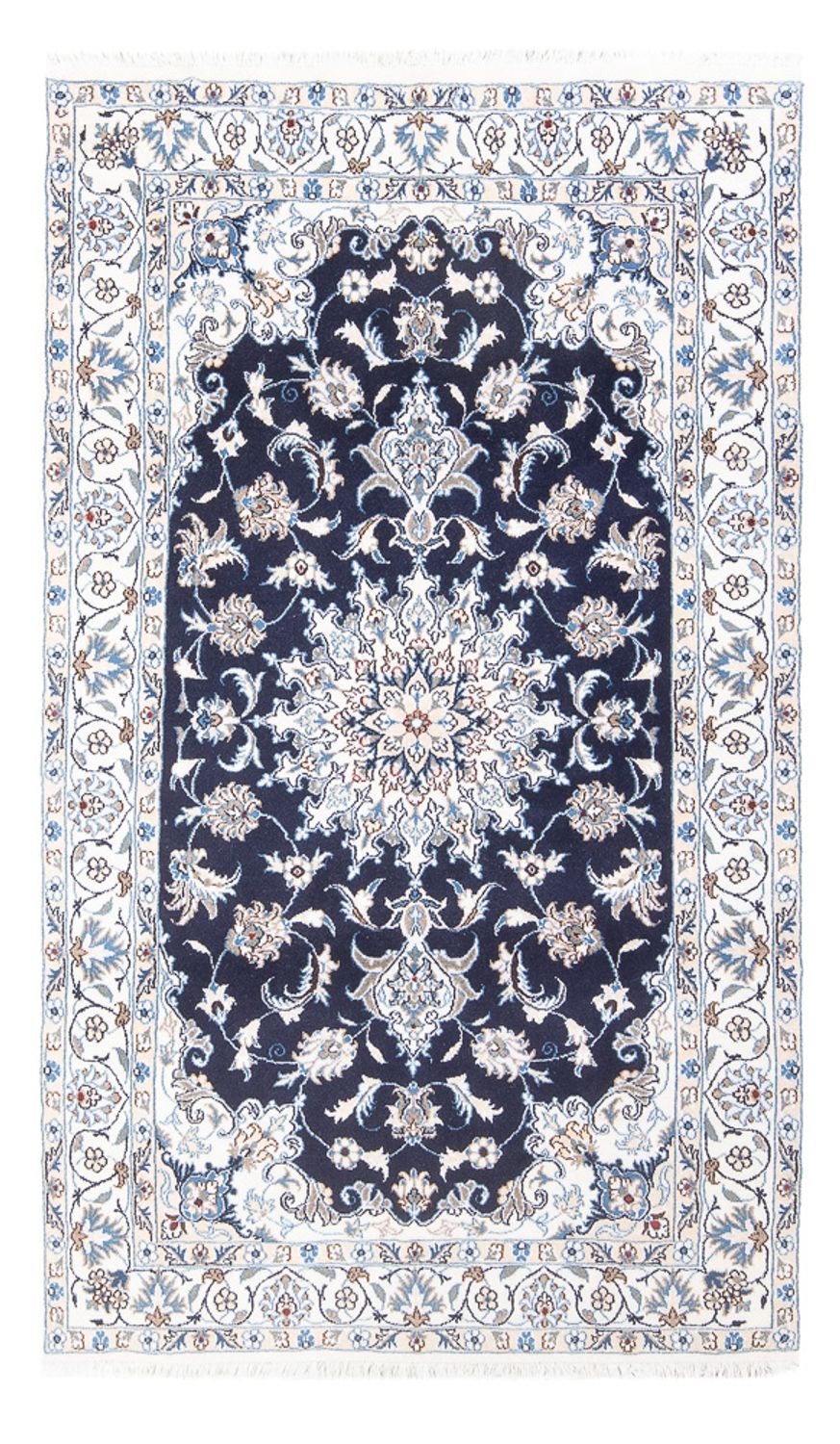 Perzisch tapijt - Nain - 200 x 120 cm - donkerblauw