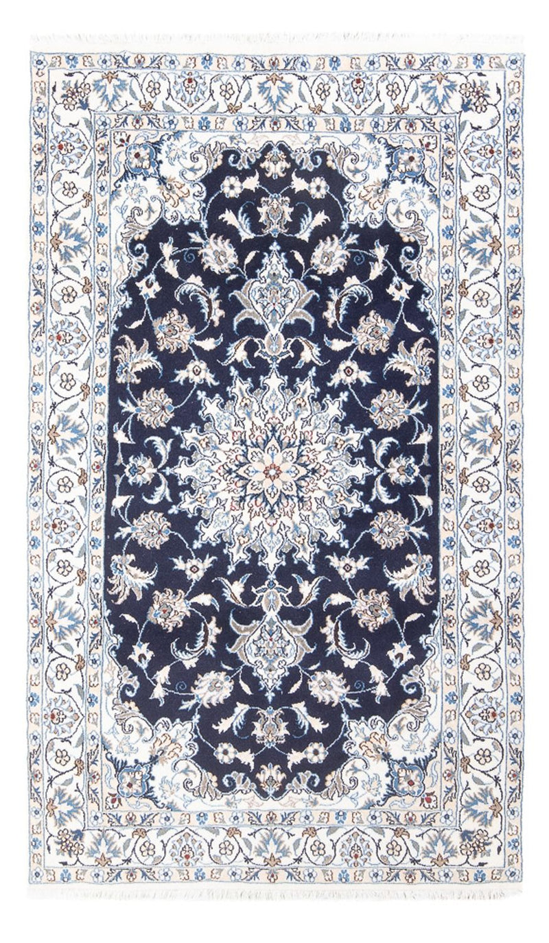 Perzisch tapijt - Nain - 200 x 120 cm - donkerblauw