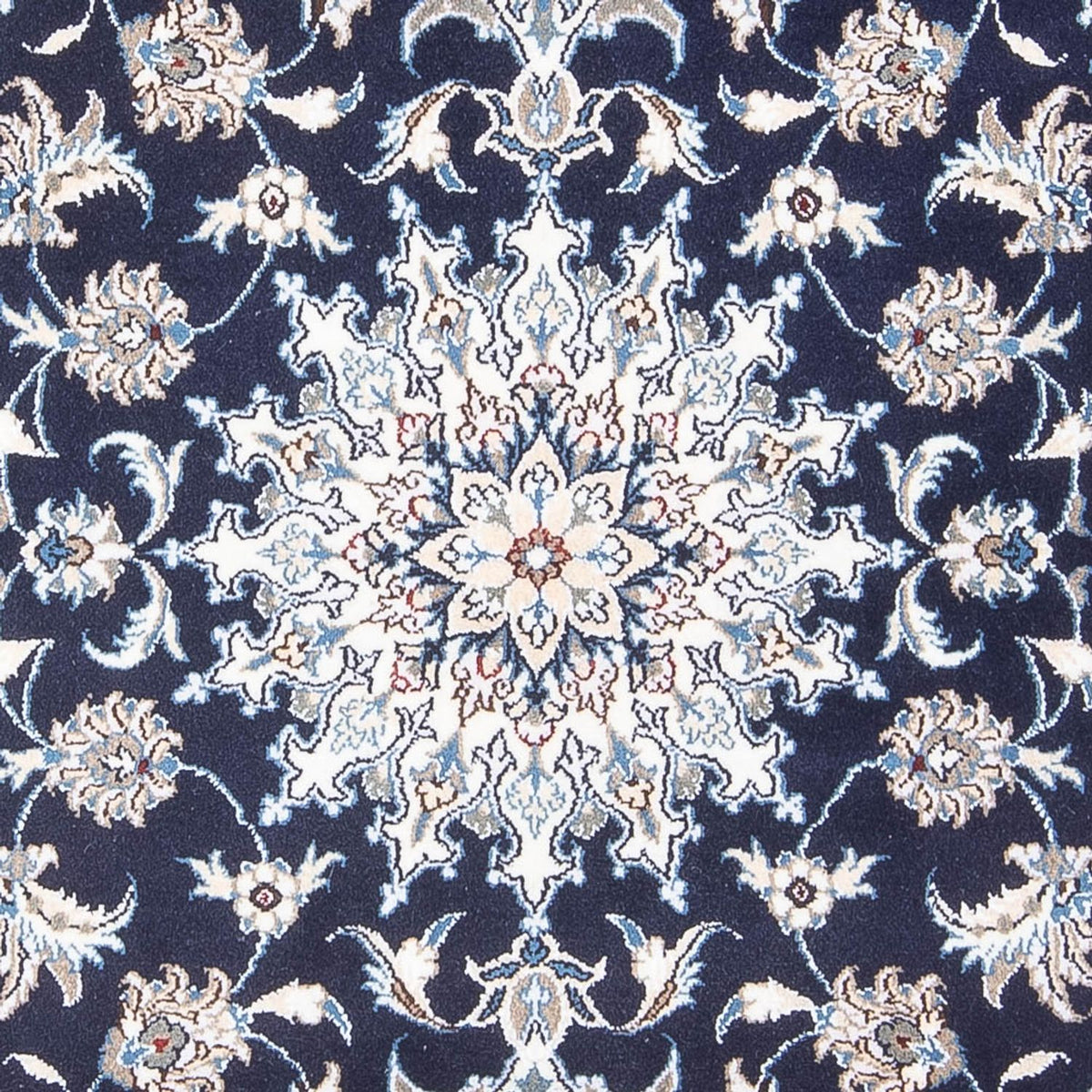 Perzisch tapijt - Nain - 200 x 120 cm - donkerblauw