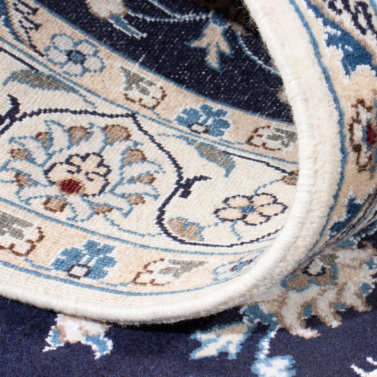 Perzisch tapijt - Nain - 200 x 120 cm - donkerblauw