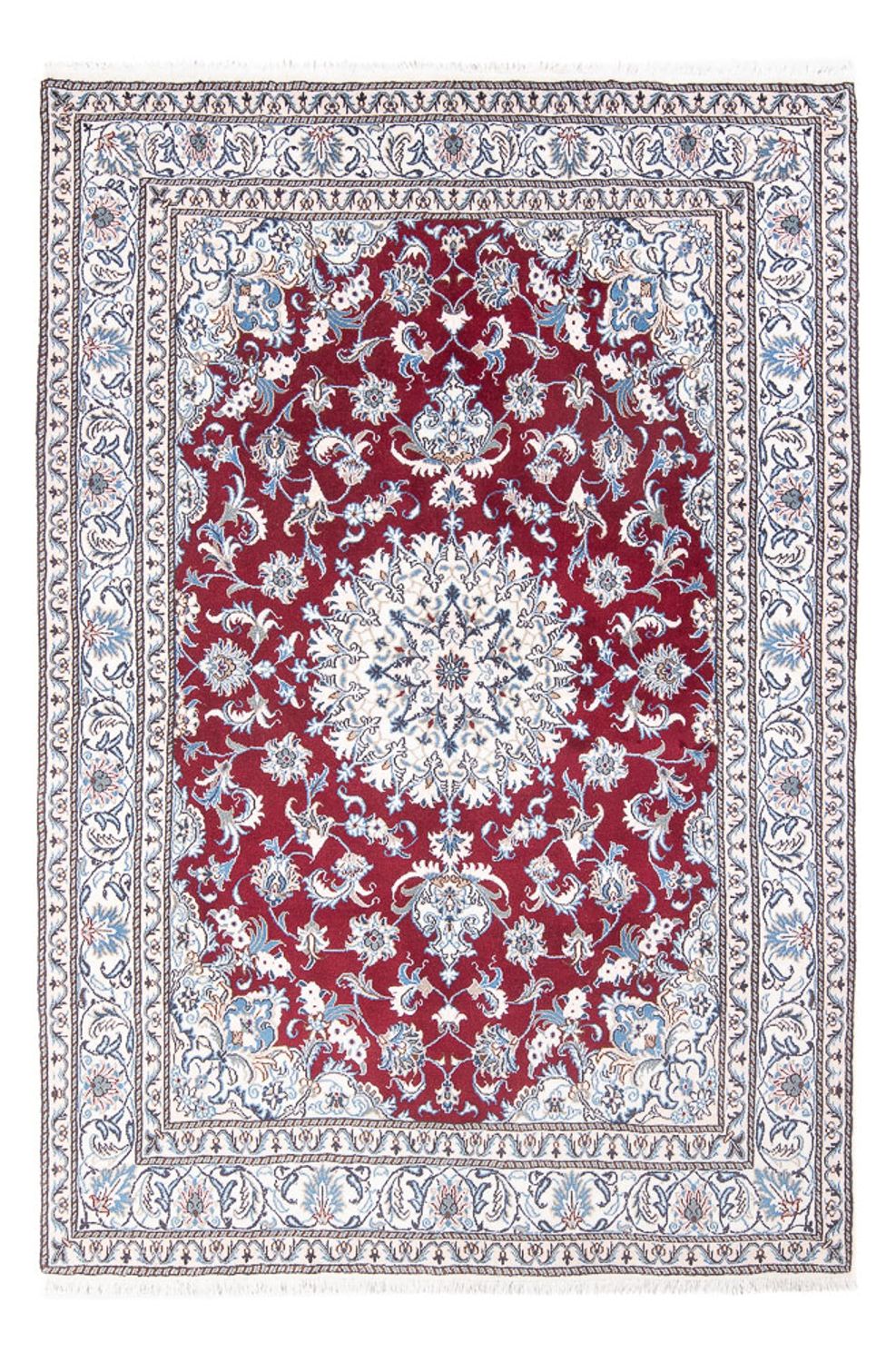 Perzisch tapijt - Nain - 243 x 168 cm - rood