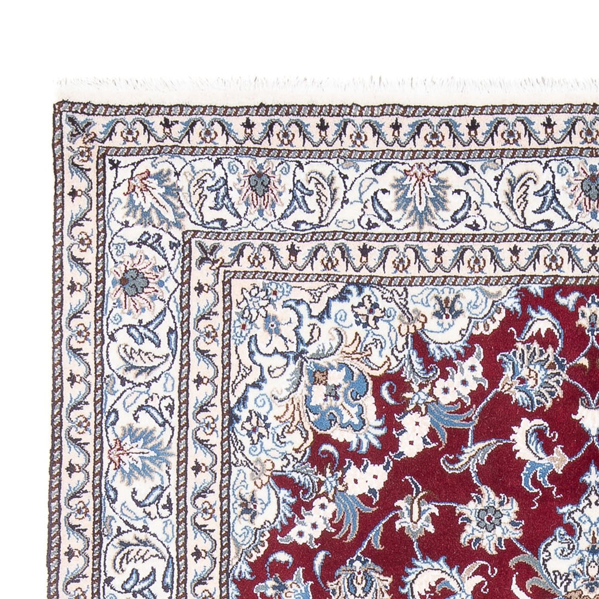 Perzisch tapijt - Nain - 243 x 168 cm - rood