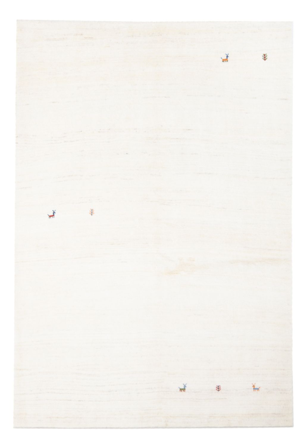 Gabbeh tapijt - Perzisch - 205 x 150 cm - crème