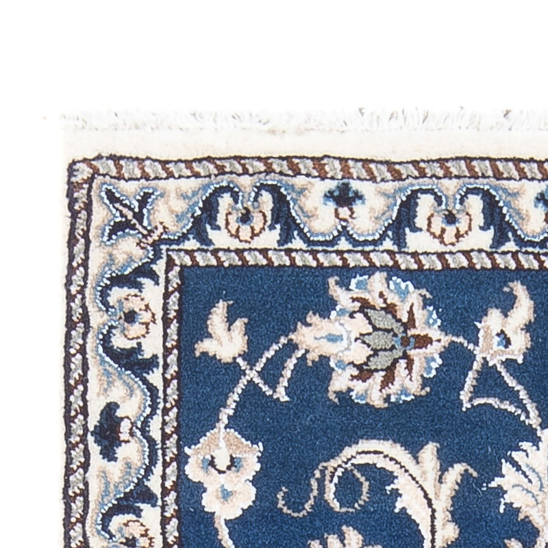 Perzisch tapijt - Nain - 141 x 70 cm - blauw