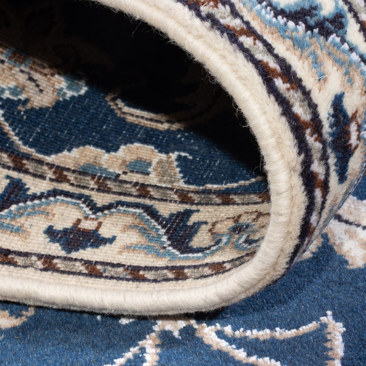 Perzisch tapijt - Nain - 141 x 70 cm - blauw