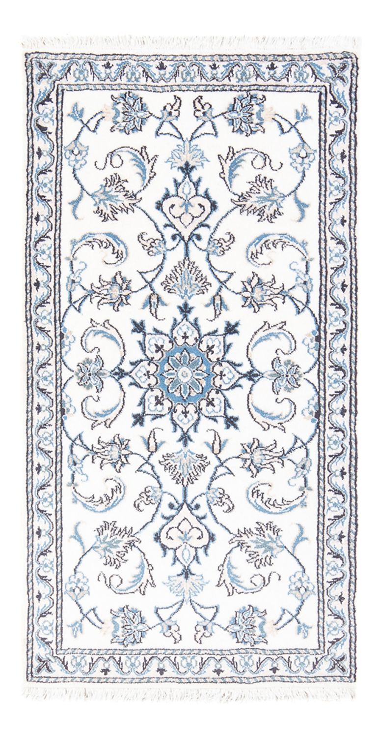 Perzisch tapijt - Nain - 134 x 69 cm - crème