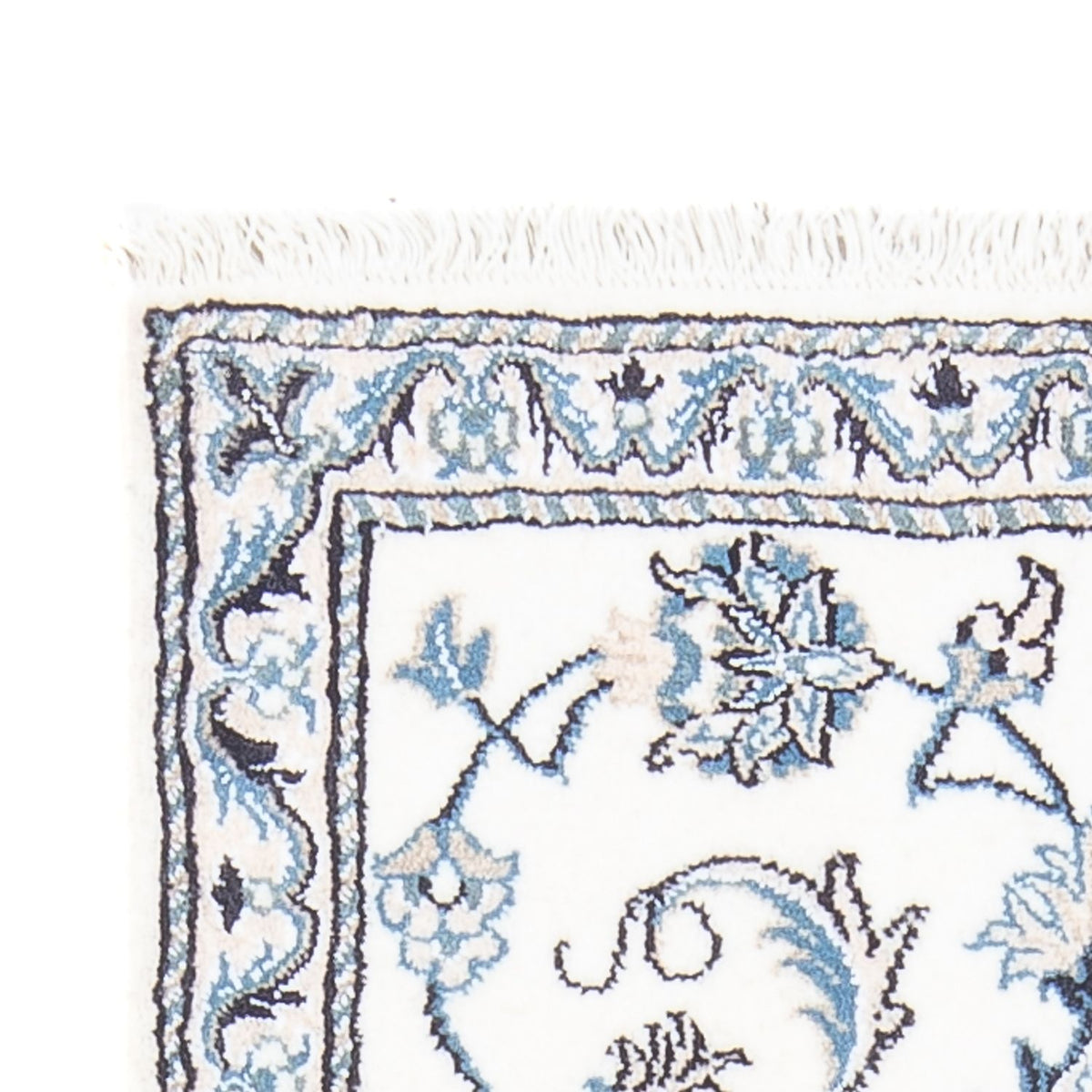 Perzisch tapijt - Nain - 134 x 69 cm - crème