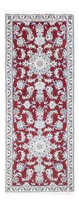 Loper Perzisch tapijt - Nain - 194 x 80 cm - rood