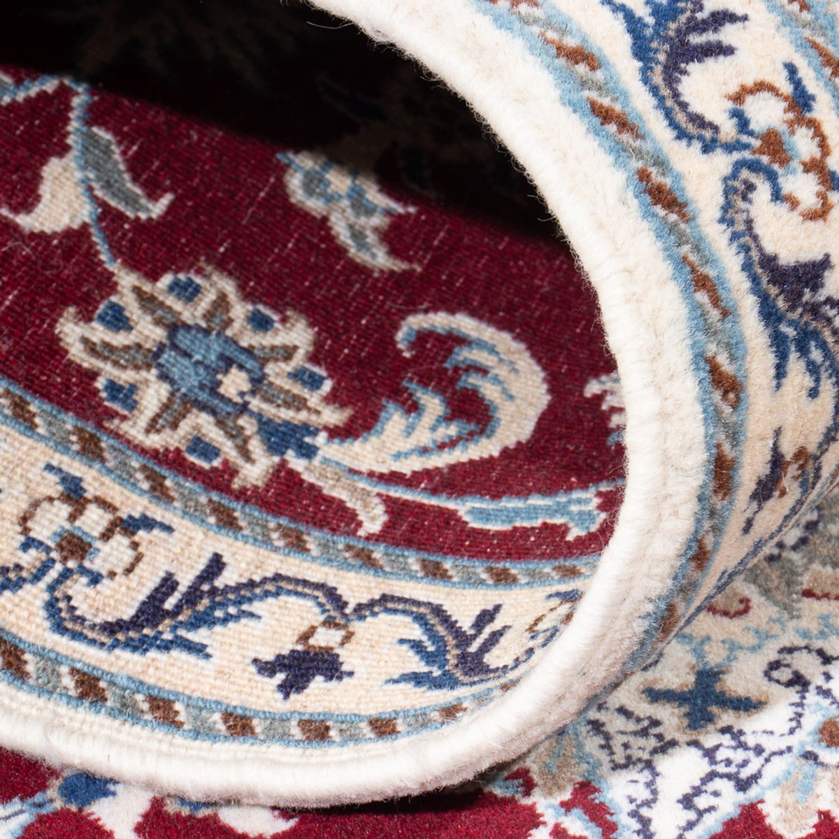 Loper Perzisch tapijt - Nain - 194 x 80 cm - rood