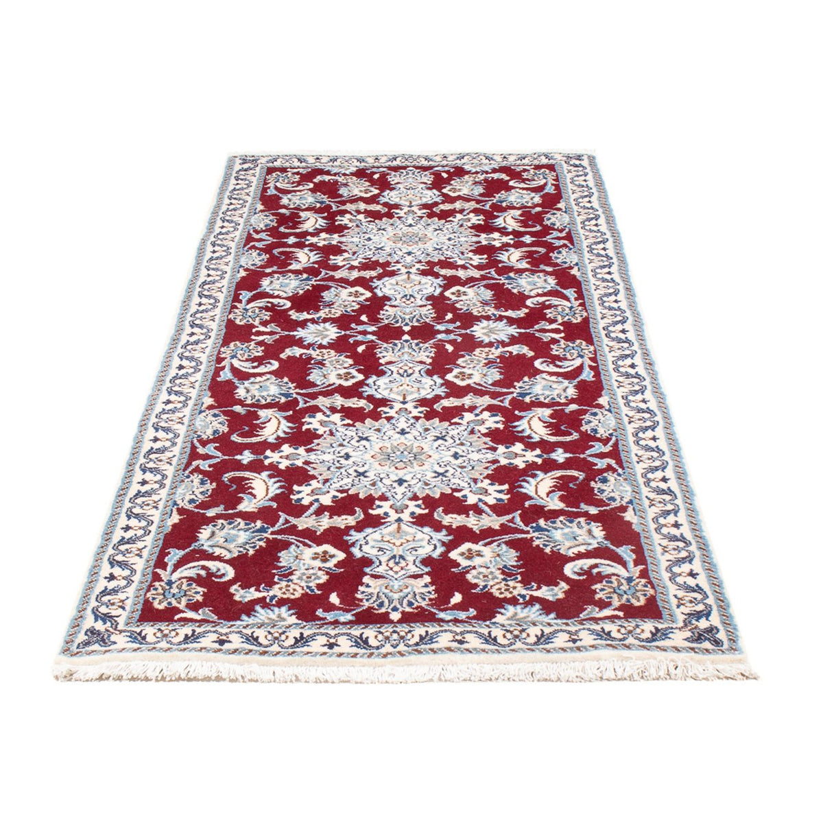 Loper Perzisch tapijt - Nain - 194 x 80 cm - rood