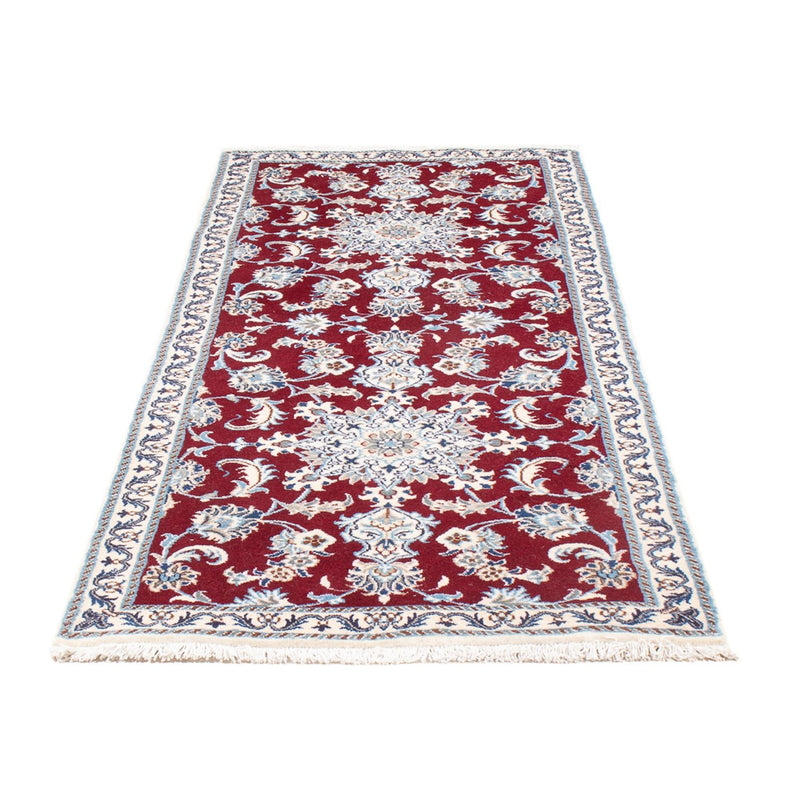 Loper Perzisch tapijt - Nain - 194 x 80 cm - rood